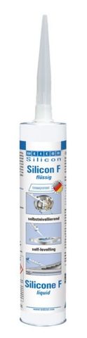 WEICON CLEAR SILICONE F  310ML - SELF LEVELLING - FLOWABLE