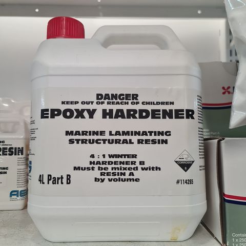 AES EPOXY LAMINATING HARDENER PART B ONLY 4L- WINTER AELHW04