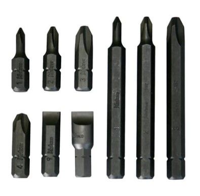 KOKEN 9PC IMPACT BIT SET 1-4 PHILIPS & 9-11 SLOT