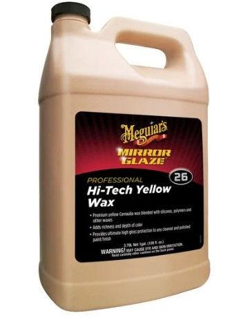 MEGUIARS HIGH-TEC YELLOW CARNUBA WAX 1GU