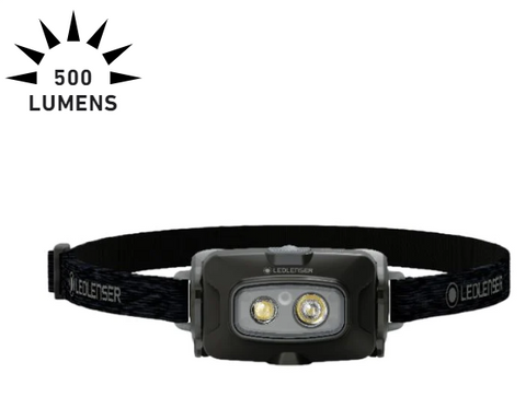 LED LENSER RC HEADLAMP - HF4R CORE - BLACK
