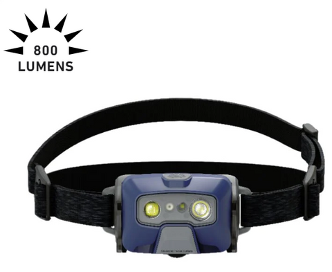 LED LENSER RC HEADLAMP - HF6R CORE - BLUE