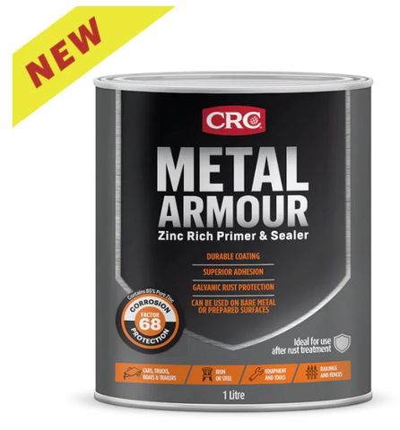 CRC METAL ARMOUR ZINC RICH PRIMER & SEALER GREY  1 LITRE