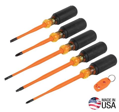 KLEIN 6PC INSULATED SCREWDRIVER SET VDE 1000V