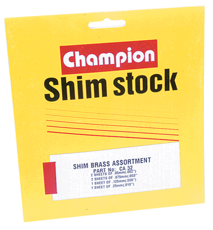 CHAMPION BRASS SHIMSTOCK SHEET ASSORTMENT