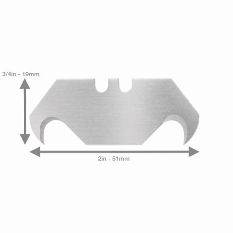 STERLING HOOKED UTILITY BLADE 5/PACK