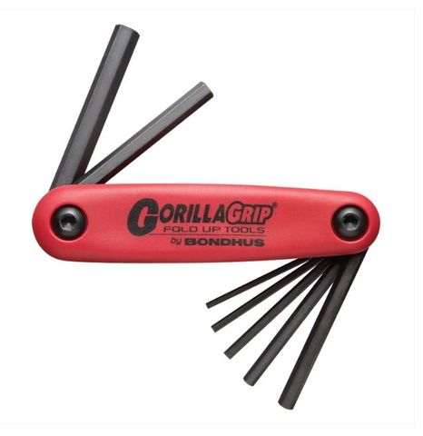 BONDHUS GORILLA GRIP 7 SIZES 2-8MM