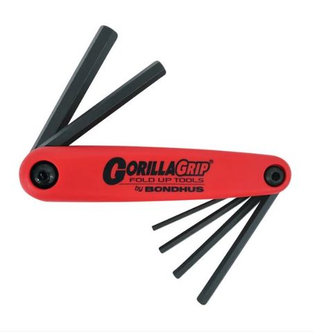 BONDHUS GORILLA GRIP 6 SIZES 3-10MM