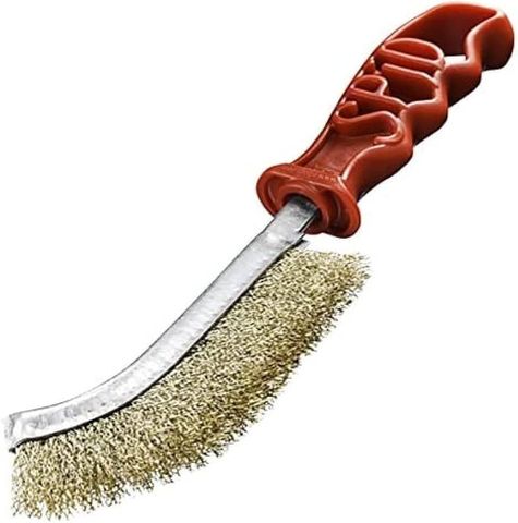 SIT SPID HAND BRUSH - RED HANDLE - STEEL