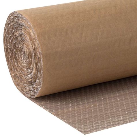 KRAFT PAPER LINED BUBBLE WRAP 1500 X 60M