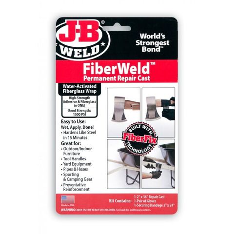 J-B WELD FIBERWELD PERMANENT REPAIR CAST [FG WRAP]