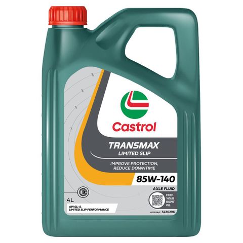 CASTROL TRANSMAX LIMITED SLIP AXLE FLUID 85W-140 4L 3430296