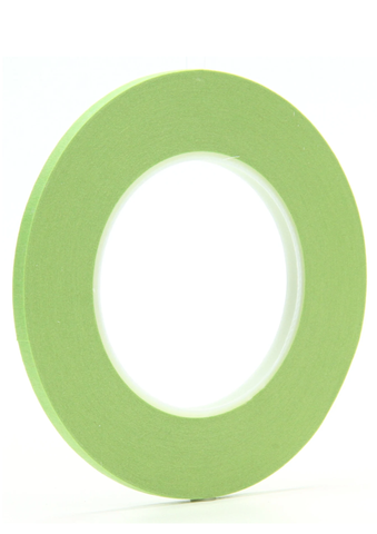 3M 233+ MASKING TAPE GREEN 3MM   26343