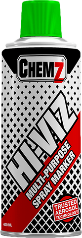 CHEMZ HI-VIZ MULTI-PURPOSE SPRAY MARKER 400ML - GREEN