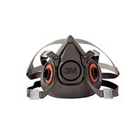 3M HALF MASK FACEPIECE RESPIRATOR -MEDIUM