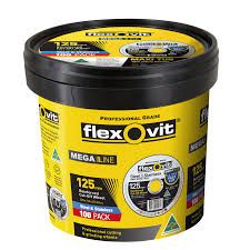 FLEXOVIT MEGA-LINE CUT-OFF 125 X 1.0  S/S   100/TUB
