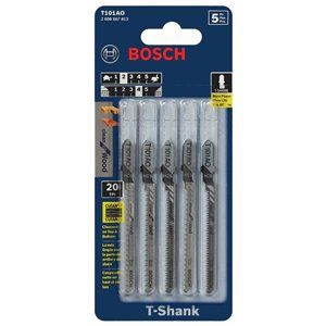 BOSCH JIGSAW BLADE 5/PK WOOD/CLEAN