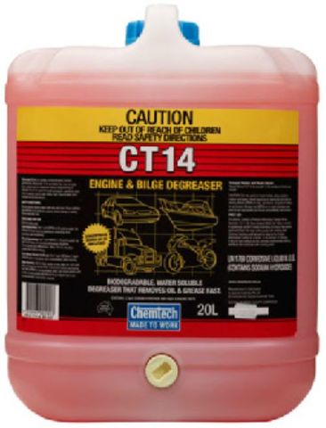 CHEMTECH CT14 BILGE & ENGINE CLEANER 20L [DG8 CANNOT COURIER