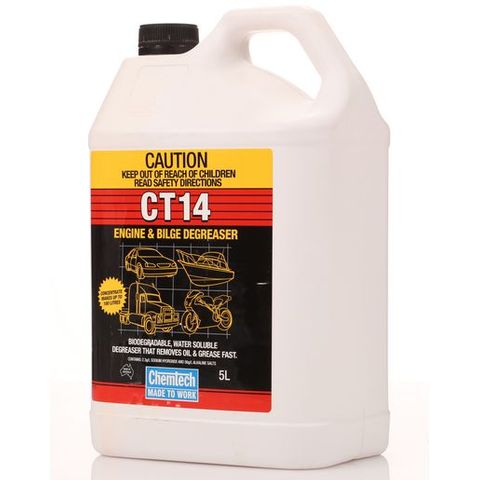 CHEMTECH CT14 BILGE & ENGINE CLEANER 5L [DG8 CANNOT COURIER]