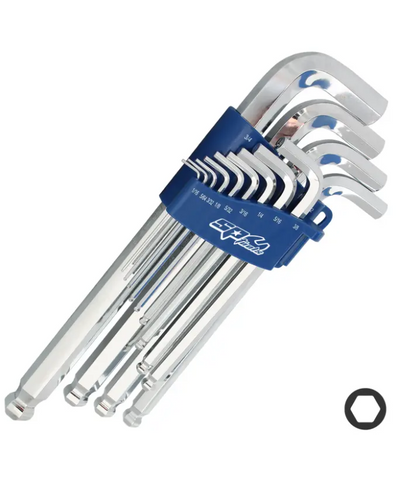 SP TOOLS 13PC MAGNETIC JUMBO B/E HEX KEY SET 1/16-3/4 CHROME