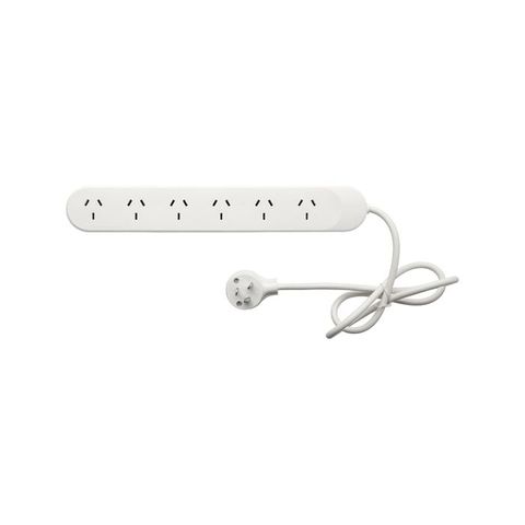 HPM 6 OUTLET POWERBOARD WITH SURGE PROTECT