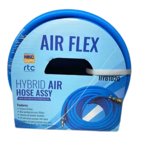 AIRLINE HOSE WITH FITTINGS 10MM X 20M