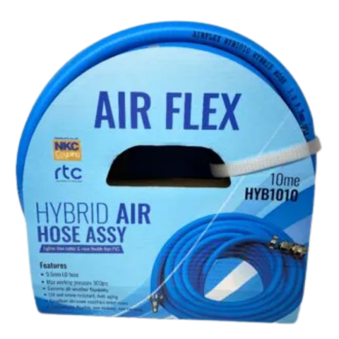 AIRLINE HOSE WITH FITTINGS 10MM X 10M