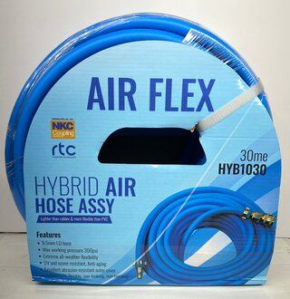 AIRLINE HOSE WITH FITTINGS 10MM X 30M