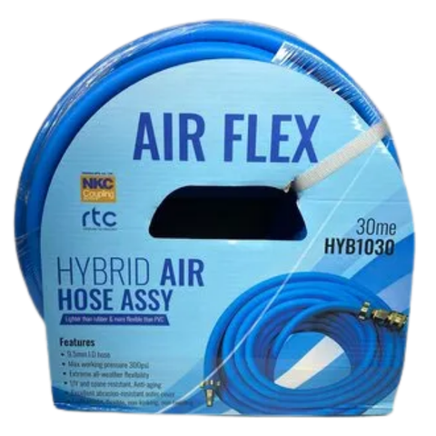 AIRLINE HOSE WITH FITTINGS 10MM X 30M