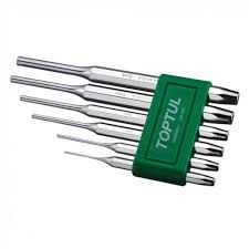 TOPTUL 5PC PIN PUNCH SET