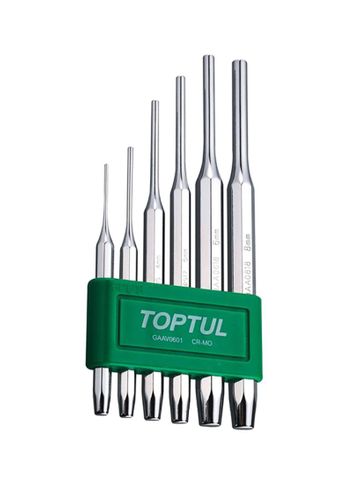 TOPTUL 6PC PIN PUNCH SET