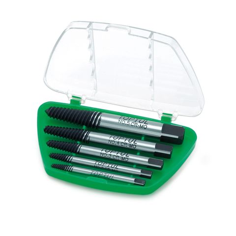 TOPTUL 5PC SCREW EXTRACTOR SET