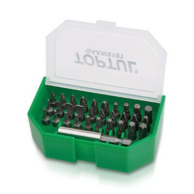 TOPTUL 31PC BIT SET & MAG BIT HOLDER * INDENT
