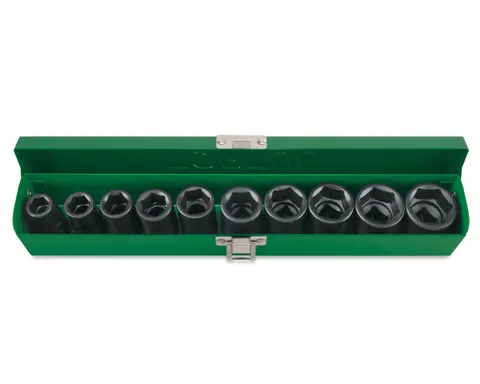 TOPTUL 10PC 1/2DR  IMPACT SOCKET 10-24MM