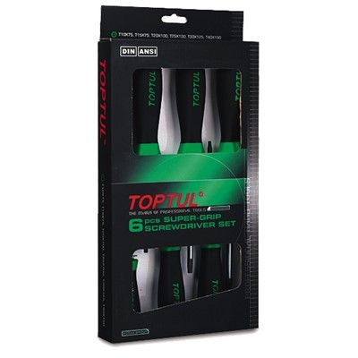 TOPTUL 6PC SCREWDRIVER SET TORX T10-T40