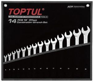 TOPTUL 14PC ROE SPANNER SET 8-24MM