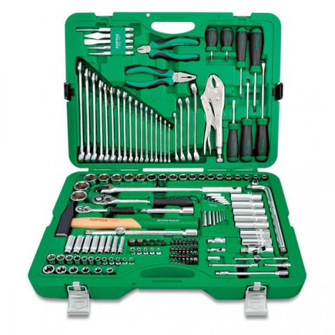 TOPTUL 150PC  1/4 & 1/2 TOOL KIT PL-CASE