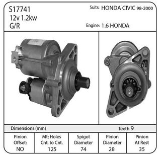 STR 12V MITSI SUIT HONDA 98-2000
