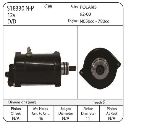STR MITSI 12V CW - POLARIS