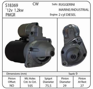 STR 12V CCW RUGGERINI