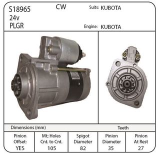 STR 24V MITSI SUIT KUBOTA