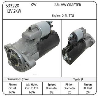 STR 12V  VW CRAFTER 06
