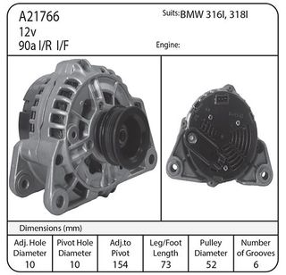 ALT 12V 90A SUIT BMW 316I,318I