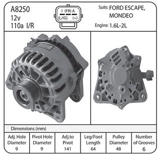 ALT FORD MONDEO /ESCAPE