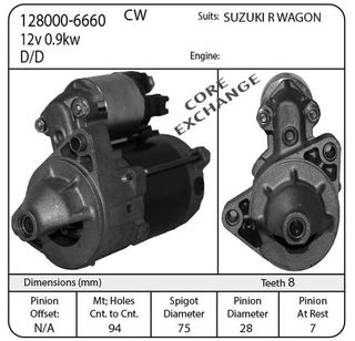 STR 12V SUIT SUZUKI WAGON R WIDE
