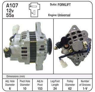 ALTERNATOR 12V IC FORKLIFT