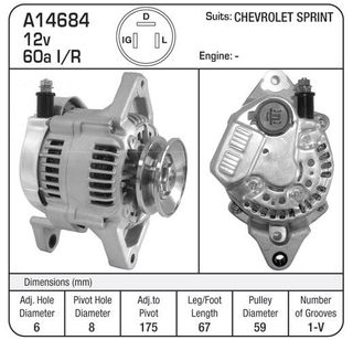 ALT,12v ND, I/F  SUZUKI