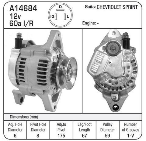 ALT,12v ND, I/F  SUZUKI