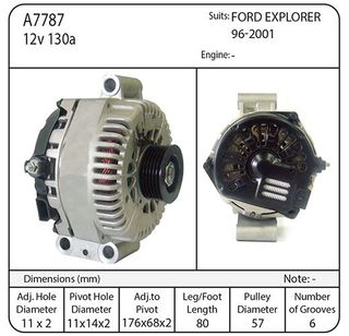 ALT FORD EXPLORER 96-2001