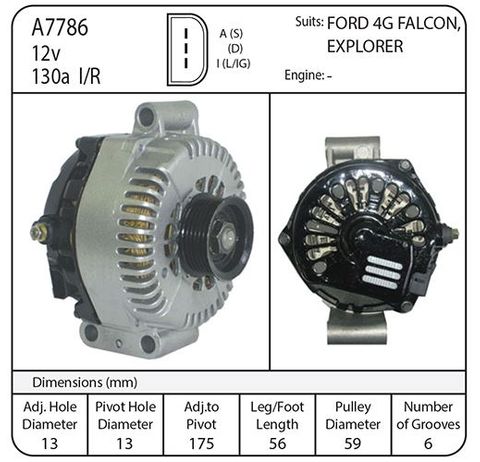 ALT FORD 4G TRI MOUNT FALCON / EXPLORER